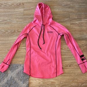 VS Pink Hooded Workout Jacket
